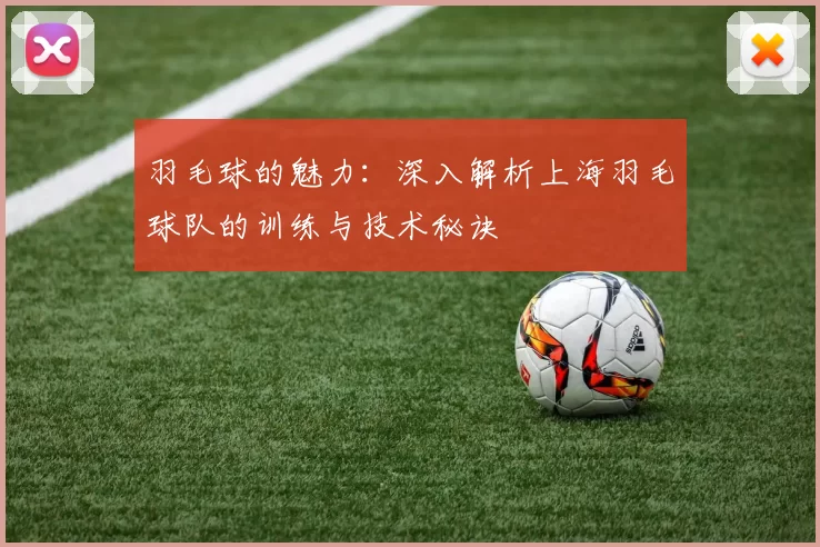 羽毛球的魅力：深入解析上海羽毛球队的训练与技术秘诀