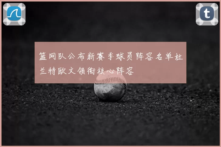 篮网队公布新赛季球员阵容名单杜兰特欧文领衔核心阵容