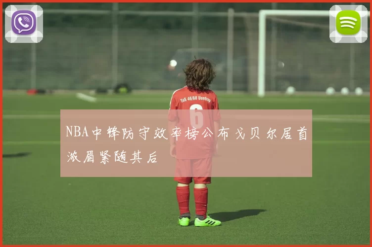 NBA中锋防守效率榜公布戈贝尔居首浓眉紧随其后