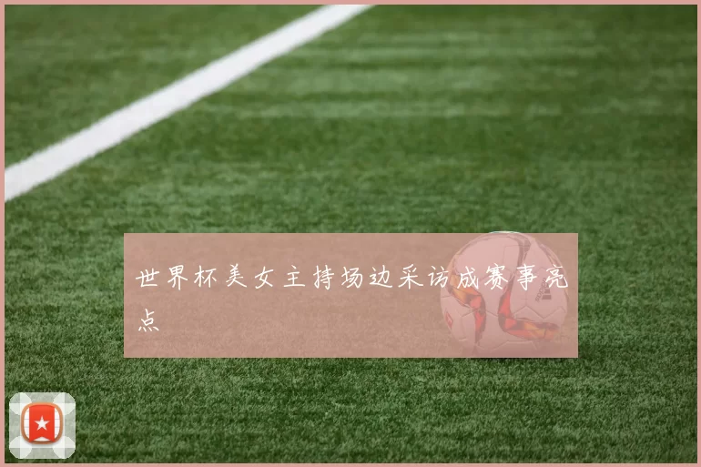 世界杯美女主持场边采访成赛事亮点