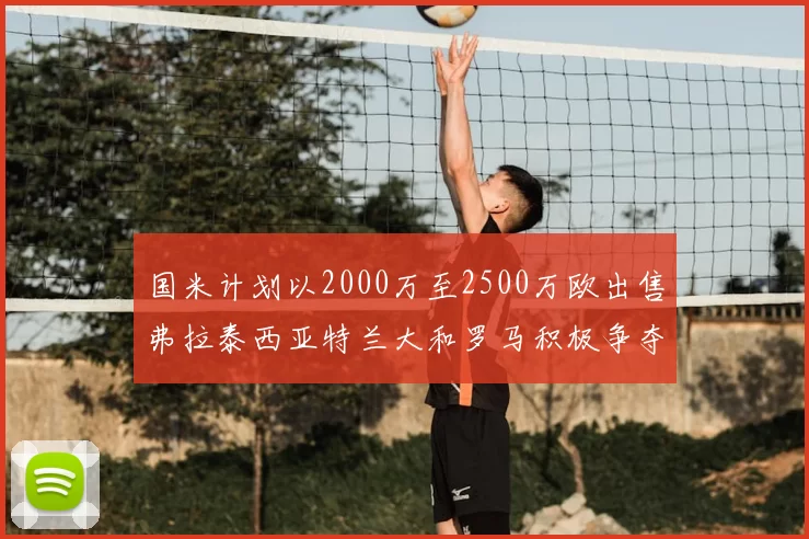 国米计划以2000万至2500万欧出售弗拉泰西亚特兰大和罗马积极争夺